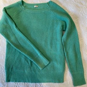 Soft green J.Crew sweater, size M